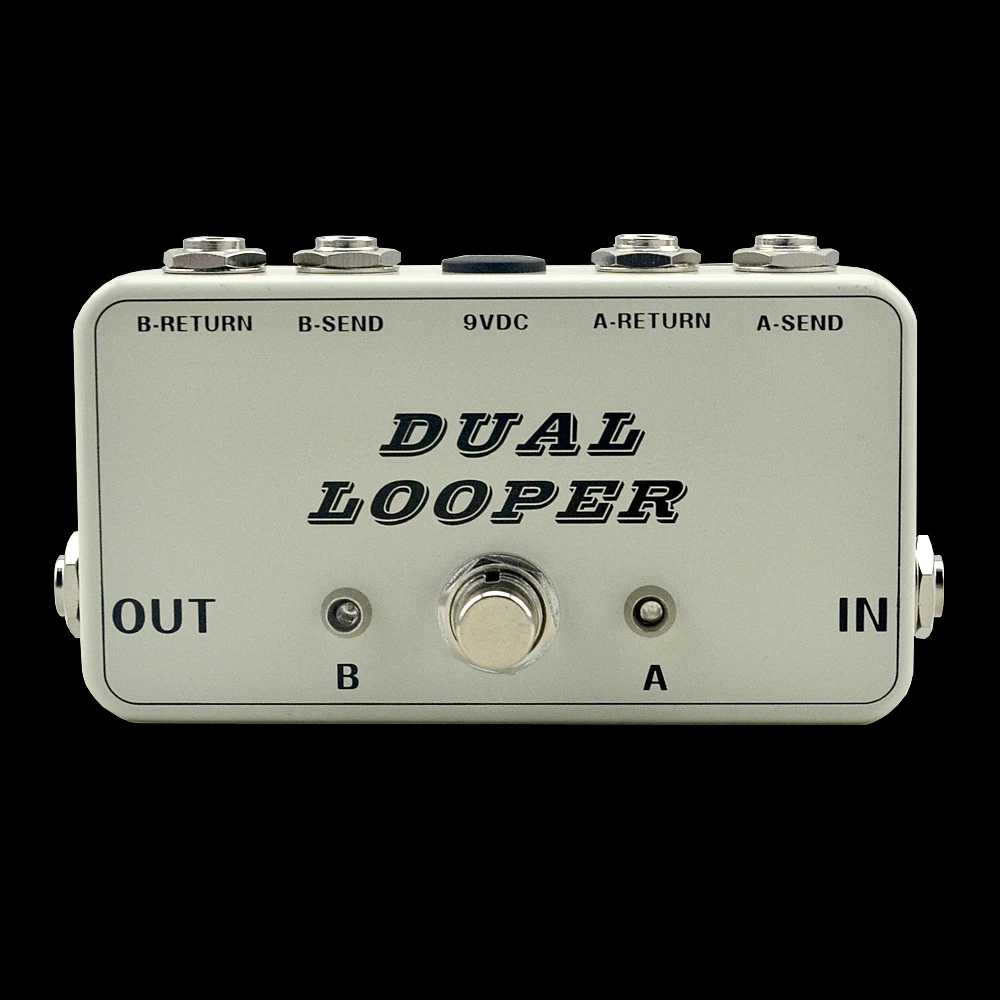 Guitar True-Bypass AB Looper Pedal switcher box 2 channel pedal  acoustic guitar accessories	free shipping