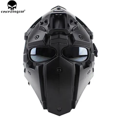 EMERSONGEAR Ronin Fan Full Mas Goggles Mask Plastic Mask 5pcs Lens one Set Protective Mask Goggle Glasses emerson Helmet BD6646