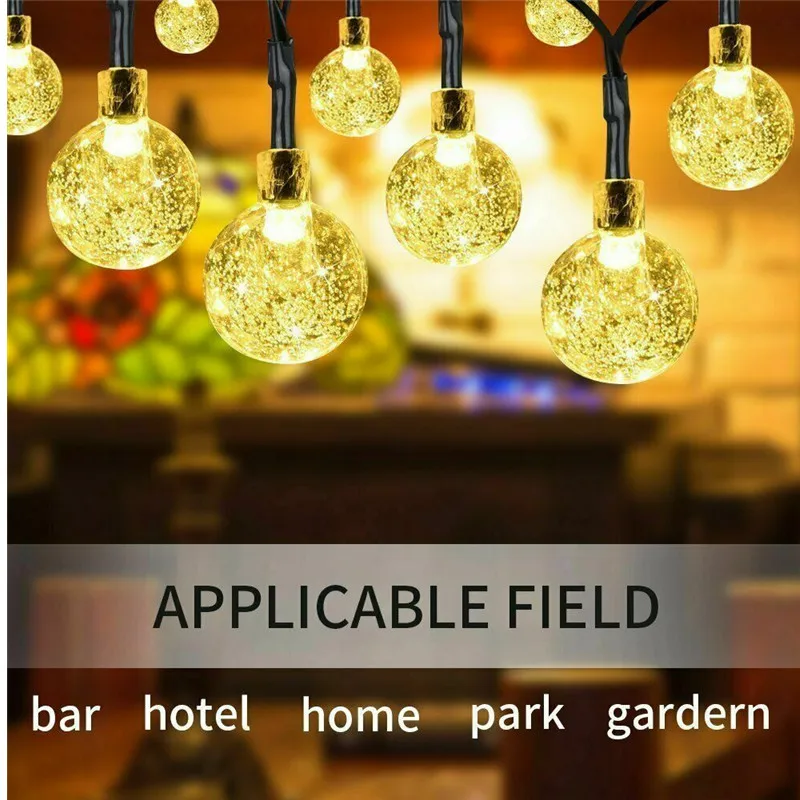 Guirxiété lumineuse solaire à LED pour allée de jardin, lampe d\'extérieur étanche, décoration de cour, 6230