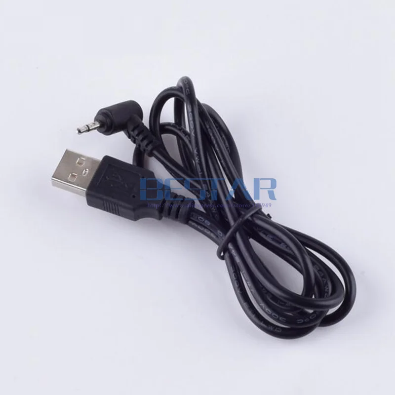 1m gniazdo USB wtyczka Aux 2.5mm dźwięk Mono kabel 2.5USB USB 2.5mm Jack USB 2.0 do DC 2.5mm 90 stopni łokieć 2A kabel ładujący