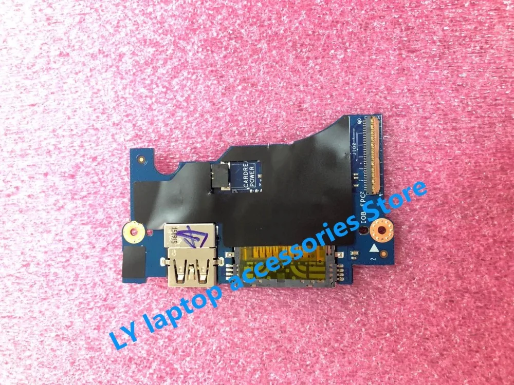 For DELL  XPS13 9343 9350 9360 Original laptop USB board USB interface board Switch board LS-C811P H2P6T