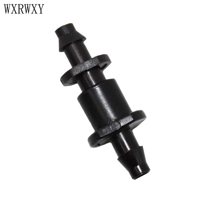 

wxrwxy Garden hose 1/4" irrigation connector 1/4" straight barb drip irrigation 4/7 2 way joint 4/7 hose adapter 200pcs