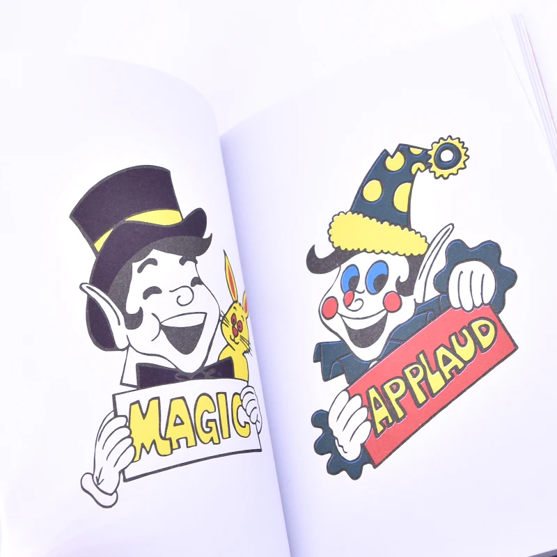 A Fun Magic Coloring Book Medium (20.2*13.5*0.7cm) Magic Tricks Fun Close Up Magia Mentalism Illusion Gimmick Props Classic Toys