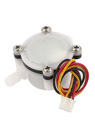 0.1-3L/min 1.2Mpa 7mm Dia Connector Water Flow Sensor Flowmeter Pulse Output