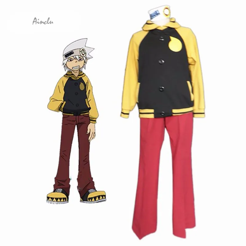 

Ainclu Free Shipping Cosplay Anime Costume Products Soul Eater Evans Cosplay For Men Costume