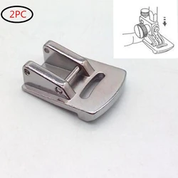 2PC Domestic Sewing Machine Parts Presser Foot #21009 Double Gathering Foot Snap on Foot costura 5BB5232