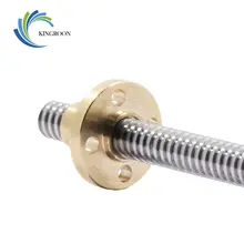 T8 Lead Screw 8mm OD 2mm Pitch for 3D Printer #6