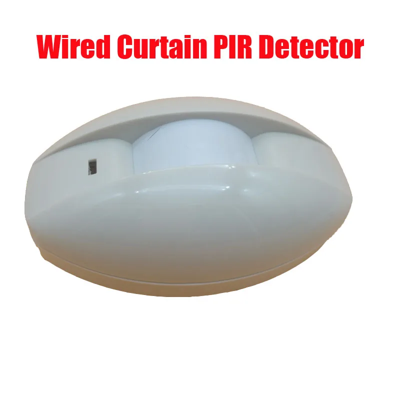 Dual-Sensor Curtain Wired Passive Infrared Detector  Wireless 315mhz 433mhz PIR Detector Home Use Burglar Alarm System