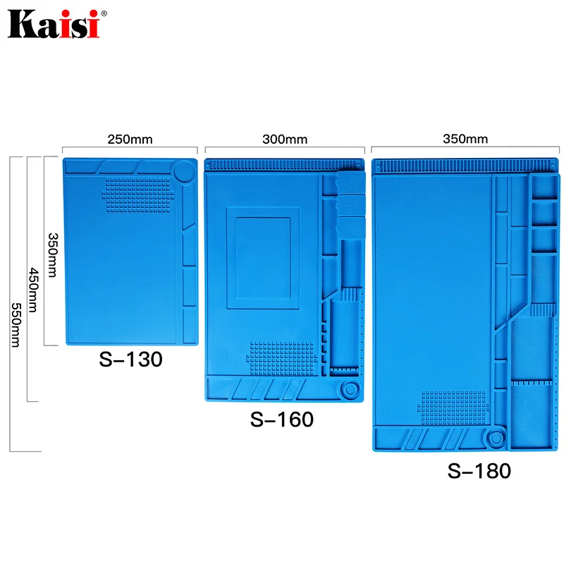 Repair silicone pad work pad heat-resistant BGA soldering station repair insulation pad insulation pad maintenance platform