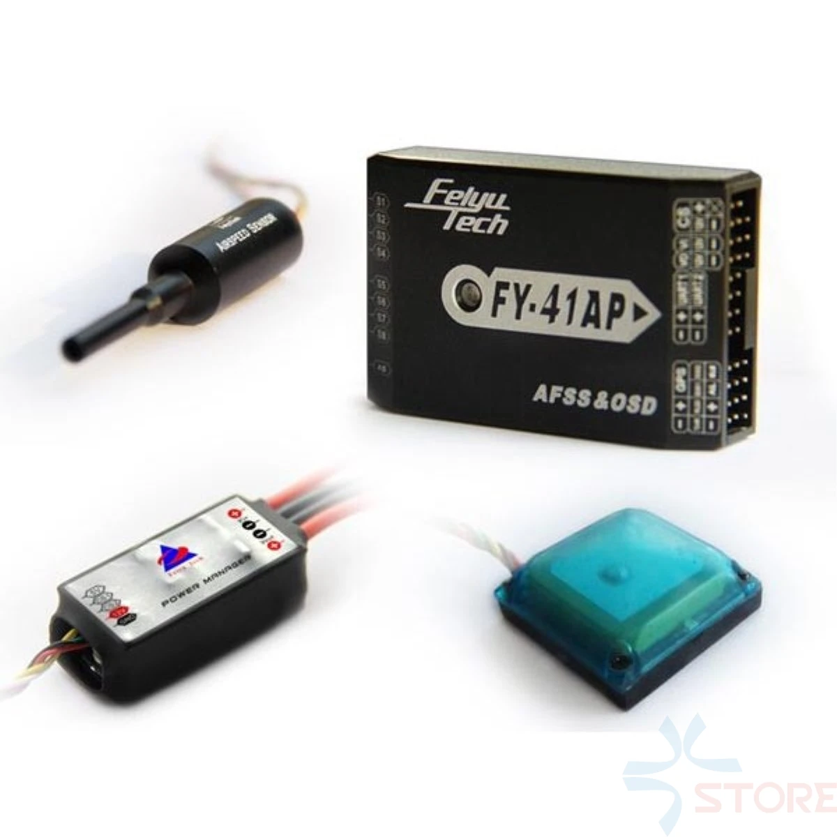 

FeiYu FY-41AP FY-41AP-M FY-41AP-A Lite OSD Autopilot Flight control System For FPV Fixed Wing and Quadcopter Hexrcopter