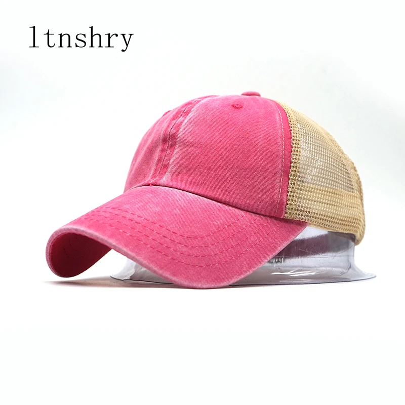 

Summer outdoor Baseball Cap Trucker Mesh Caps Men Dad Hat Women Summer Sports Casual Ventilate Hat Denim Bone Unisex Mesh Hat