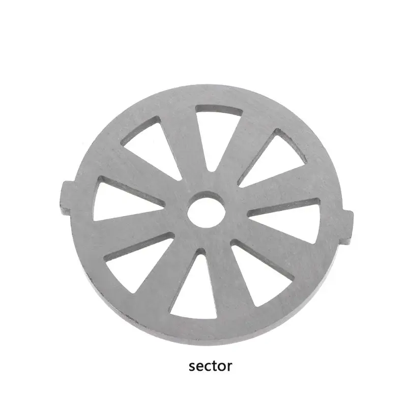 แผ่นบดเนื้อสัตว์สุทธิมีดชิ้นส่วนเครื่องบดเนื้อสแตนเลสสตีลจานหลุม