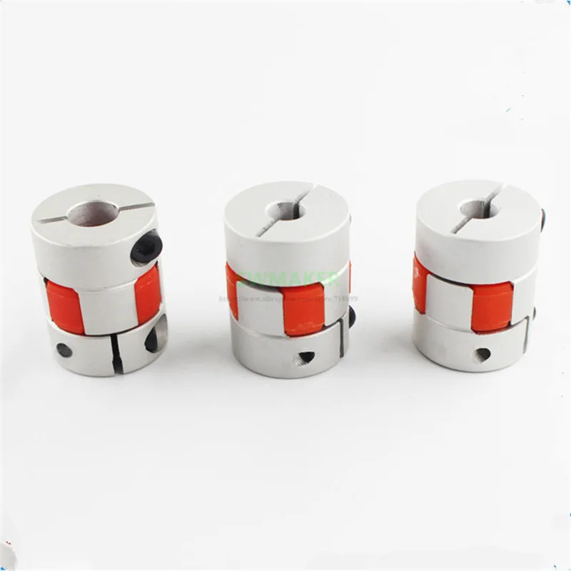 2pcs Z axis 5x8mm Jaw Shaft Coupler for Reprap Creality CR-10 3D printer 5mm To 8mm Flexible Coupling Router Connector