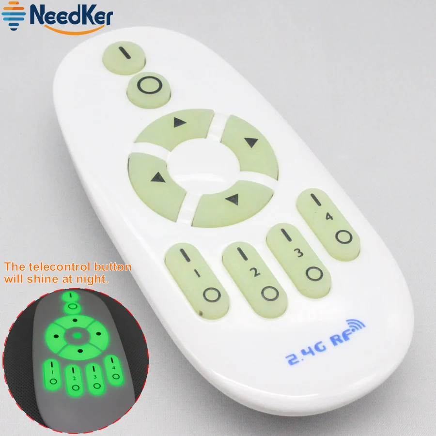 Needker regulável 2.4ghz sem fio rf controle remoto bombillas lâmpada led e27 smd5730 7w ac 220v 230v 240v conduziu a iluminação do bulbo