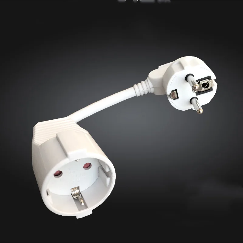 250V 16A European/German Standard Socket And Plug Power With Cable Extension Cord Male Plug&Female Plug