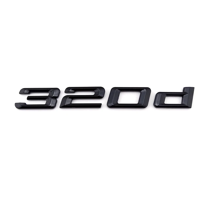 

Matte Black 320D Boot Trunk Letter Emblem Badge for B M W 3 SERIES F30 F31 F34