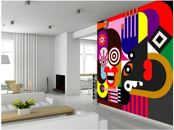 Custom 3D retro wallpaper, Women Abstract used in the living room bedroom TV background wall waterproof papel de parede