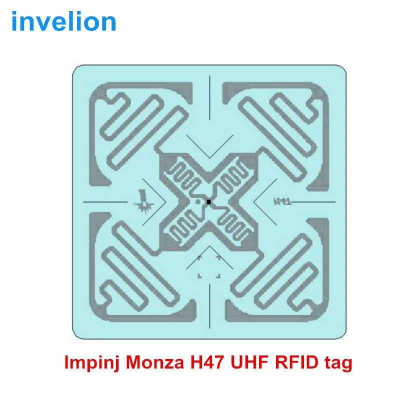 passive Impinj monza 4E wet inlay Adhesive iso18000-6c rfid epc label tag long distance 860-960mhz