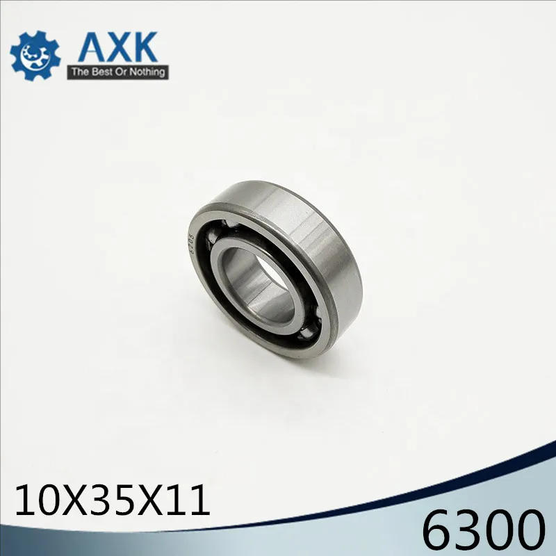 

6300 Bearing 10*35*11mm ABEC-3 P6 ( 4 PCS ) For Motorcycles Engine Crankshaft 6300 OPEN Ball Bearings Without Grease