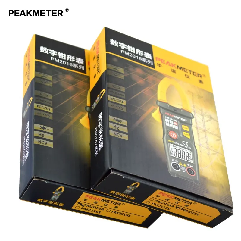 Imagem -06 - Pico-smart Digital ac Clamp Meter 6000 Contagem ac dc Voltímetro Ohmmeter Frequency Tester Data Hold Ncv Current Clamp Pm2023s