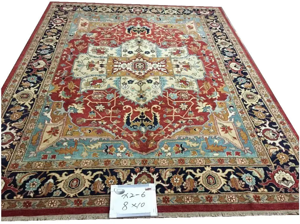 Oushak Rugs Handmade For Carpets Living Room Floor For Bedroom Folk Art Chinese Wool Natural Sheep Wool