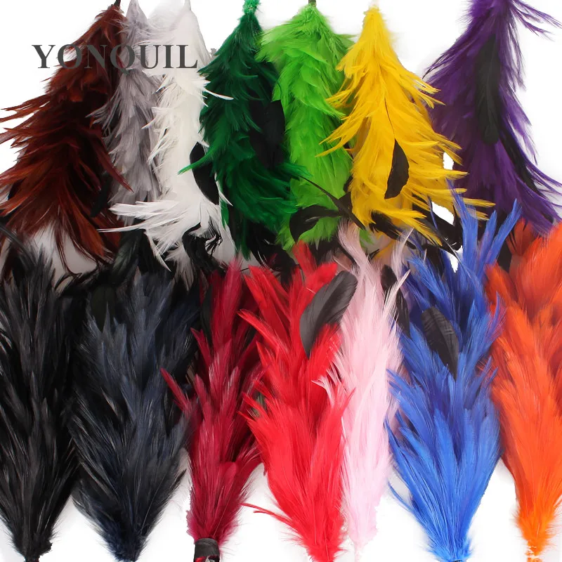 

14 Colors 25-35CM Dyed Fluffy Turkey Feather Accessories Colorful DIY Wedding Hats Decorations Elegant Party Clothes Feathers