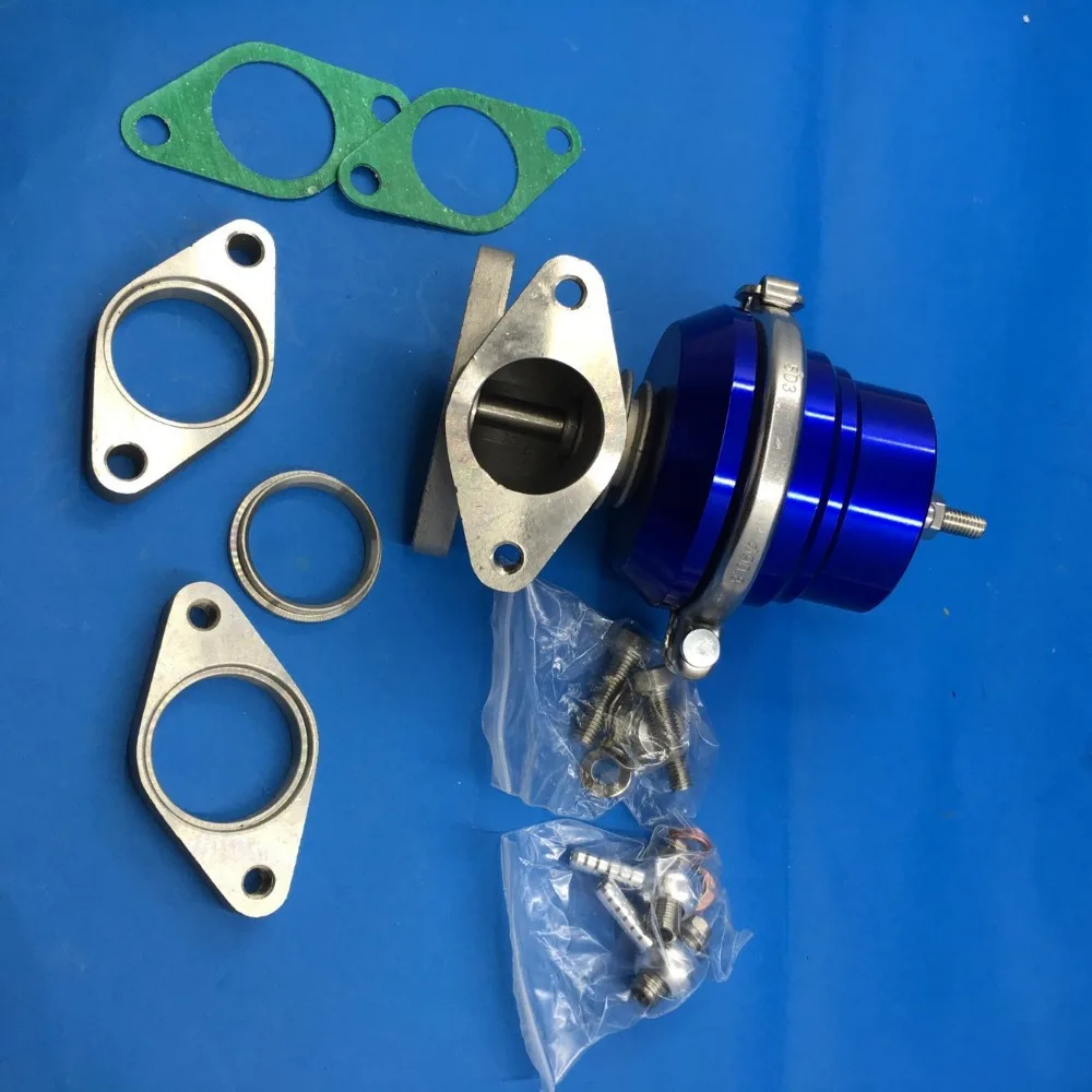 High Performance blue Color Adjustable Universal 38mm External Wastegate