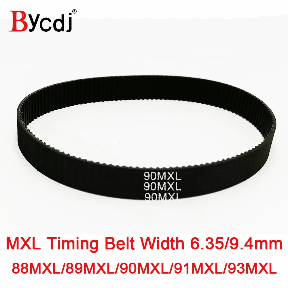 MXL Timing belt B110 B112 B113 B114 B116MXL Teeth Width 6/10mm 2.032mm Pitch  Synchronous belt 88MXL 89MXL 90MXL 91MXL 93MXL