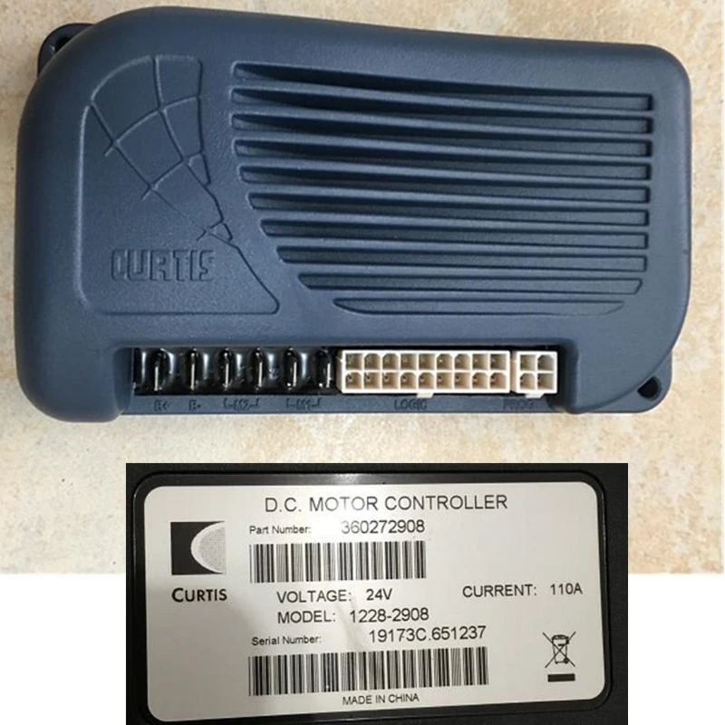 Curtis Controller, Curtis 1228-2908 Controller, 1228 2908 cart controller, 24V 110A Curtis DC Motor controller