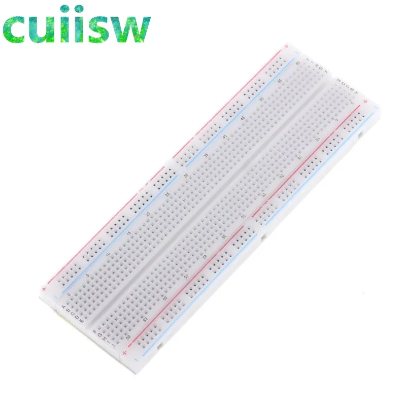 1pcs NEW MB-102 MB102 Breadboard 830 Point Solderless PCB Bread Board Test Develop DIY