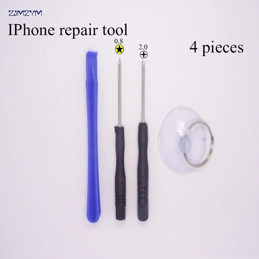 Penjualan Terlaris Alat Perbaikan Ponsel 4 In 1 Kit Spudger Alat Pembuka Pry Alat Perbaikan LCD dengan Obeng Bintang 2.0MM \ 0.8MM