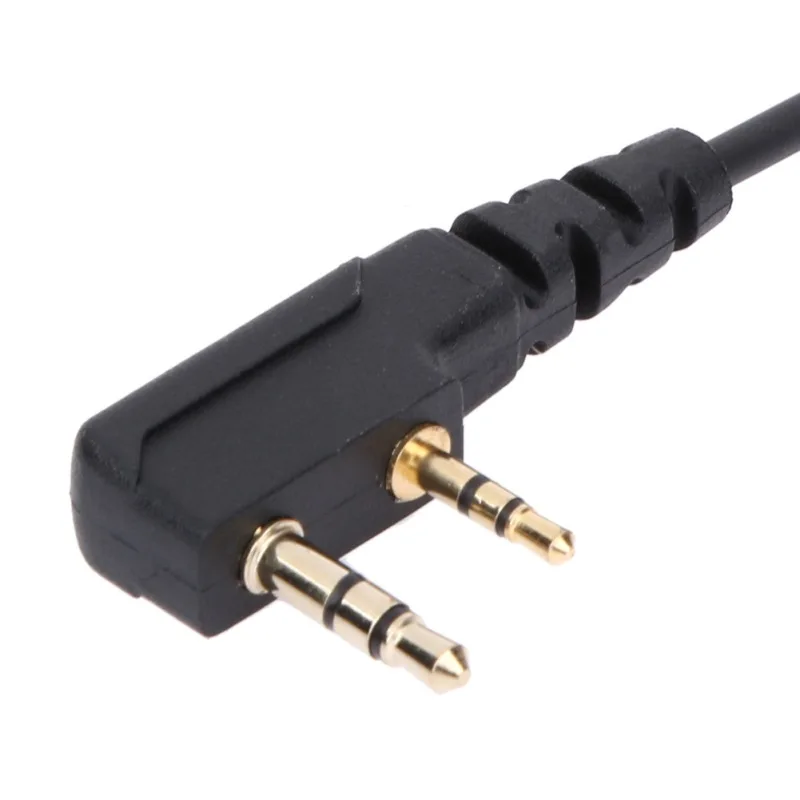 2 PIN Walkie Talkie słuchawki zestaw słuchawkowy PTT MIC dla BAOFENG UV5R dla KENWOOD KPG TH TK HYT