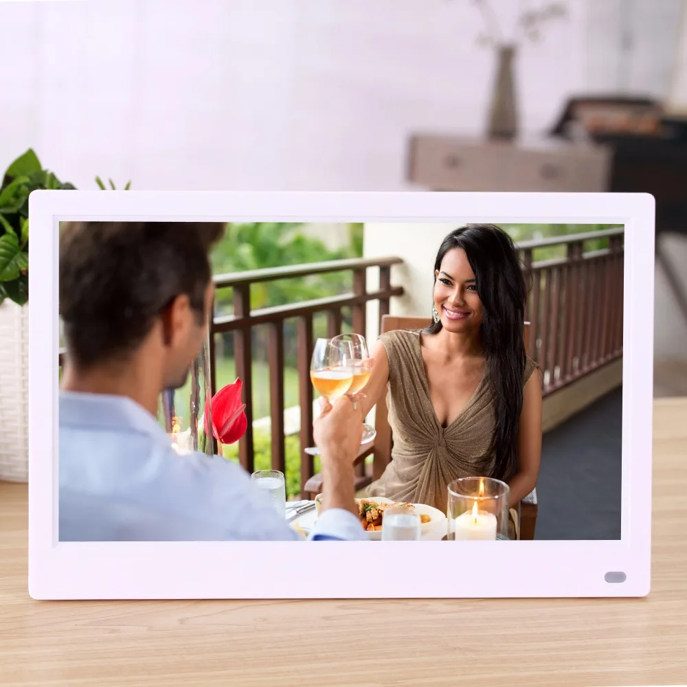 13 بوصة IPS HD زاوية عرض كاملة تدعم مشغل فيديو رأسي وأفقي مشغل صور إطار صور رقمي ألبوم رقمي