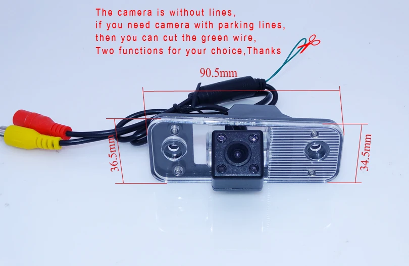 Car reversing camera bring the higest night vision + fanshion 4.3