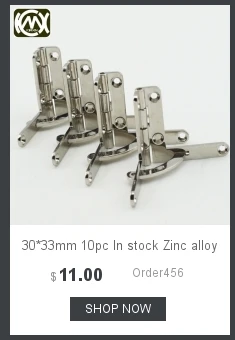 32 Stück 30*30*6mm Kimxin Hochwertige Handgefertigte Holzscharniere aus Zinklegierung für Schmuckboxen, Sammlerstücke, Stifteboxen und Geschenkboxen – Detail 6