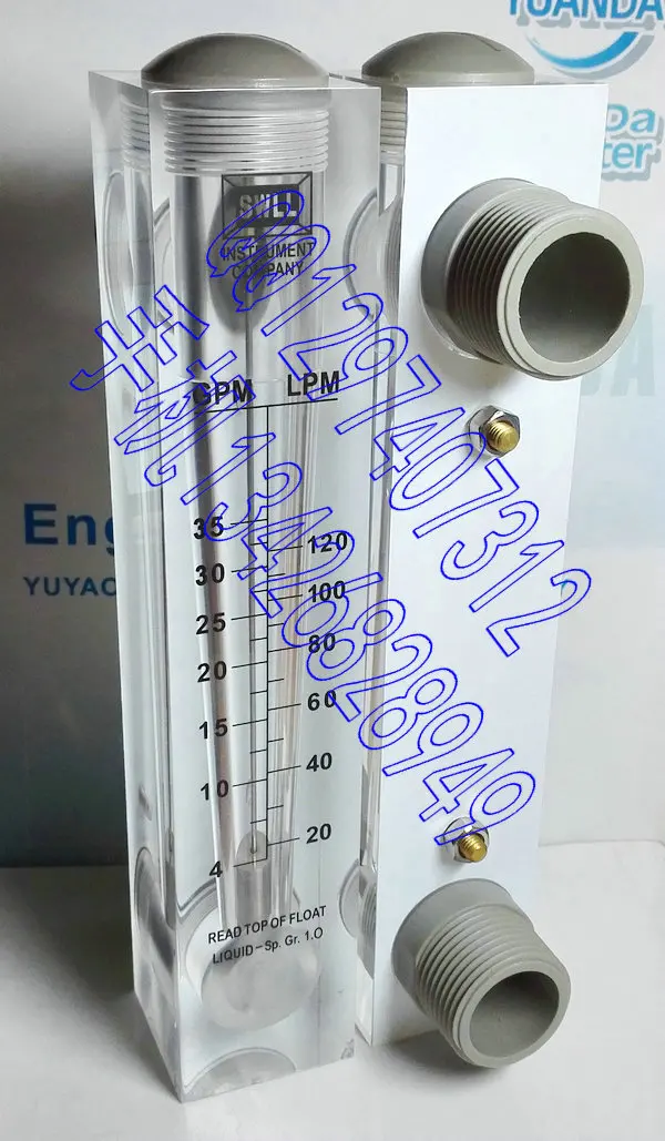 

Preferential promotional price LZM-25 panel liquid flowmeter 4-35GPM 20-120LPM flow meter