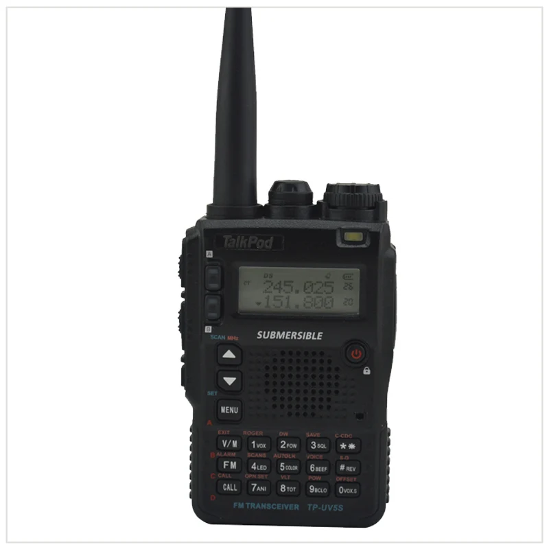 TalkPod-walkie TalkPod TP-UV5S, radio bidireccional, batería de 136 mah, 174/240-260/400-520mhz, 7W, VX-8DR