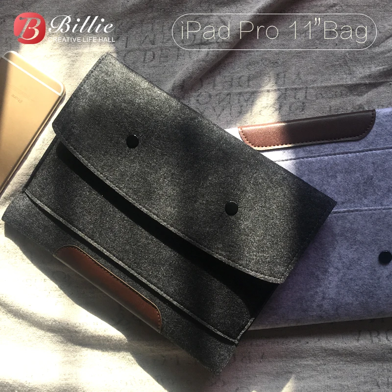 For ipad pro 11 case 2022 High Quality Shockproof Wool Felt Tablet Sleeve Bag Computer Notebook Cover