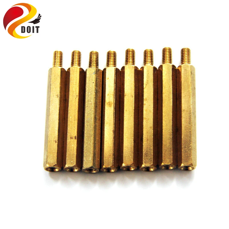 Original DOIT Copper Pillar Cylinder  for Smart Car Coupling Connector Connecting DIY RC Toy Support Part Accessory M3*30mm 50mm