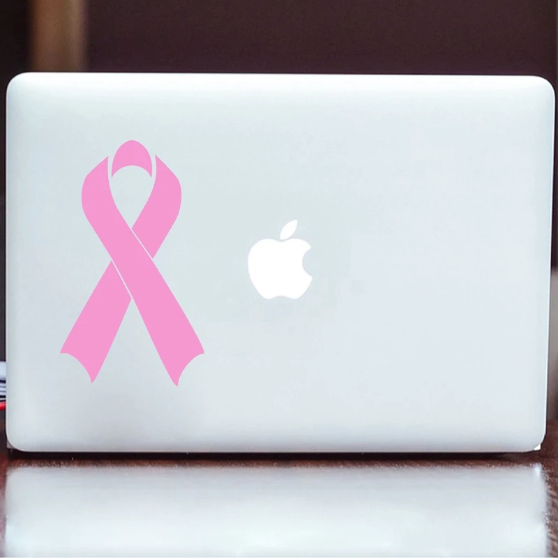 Breast Cancer Care Awareness Ribbon Vinyl Sticker Car Truck Window Laptop Die Cut Removable Vinyl Decal Sticker