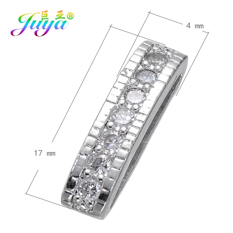 Juya Handmade 3 5 Holes Copper Decoration Separator Spacer Bars Accessories For Luxury Natural Stone Pearl Beads Jewelry Making