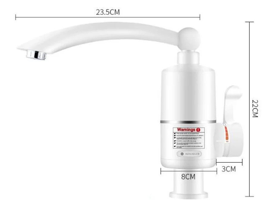 Le nouveau, c'est-à-dire Robinet chauffe-eau électrique, type thermique, filtre, vitesse de 3 secondes, D184