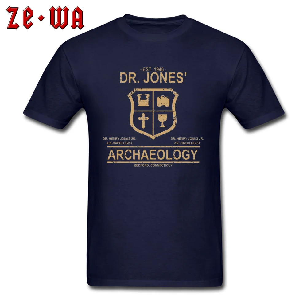 Tshirt Men T Shirt Dr. Jones Archaeology Indiana Jones Women T-Shirt 2019 New Vintage Logo Designer Top Clothes Cotton Fabric