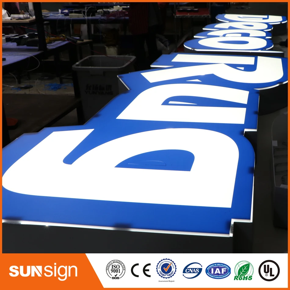 

Indoor or Outdoor led lighting advertising signage