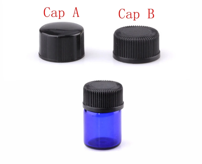 

3000pcs/lot Wholesale 1ml 2ml 3ml Blue Glass Essential Oil Bottles Mini Glass Sample Vials bottle Container