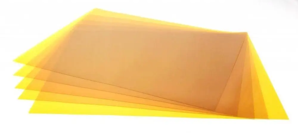 

20pcs 0.06mm 250x320mm 9.8x12.6 polyimide Sheets With Release Liner for Artifex, MendelMax 2 3D printer heat bed
