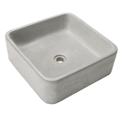 Square sink mold bathroom pot molds concrete sink craft moulds Wash Basin silicone mould with wooden frame