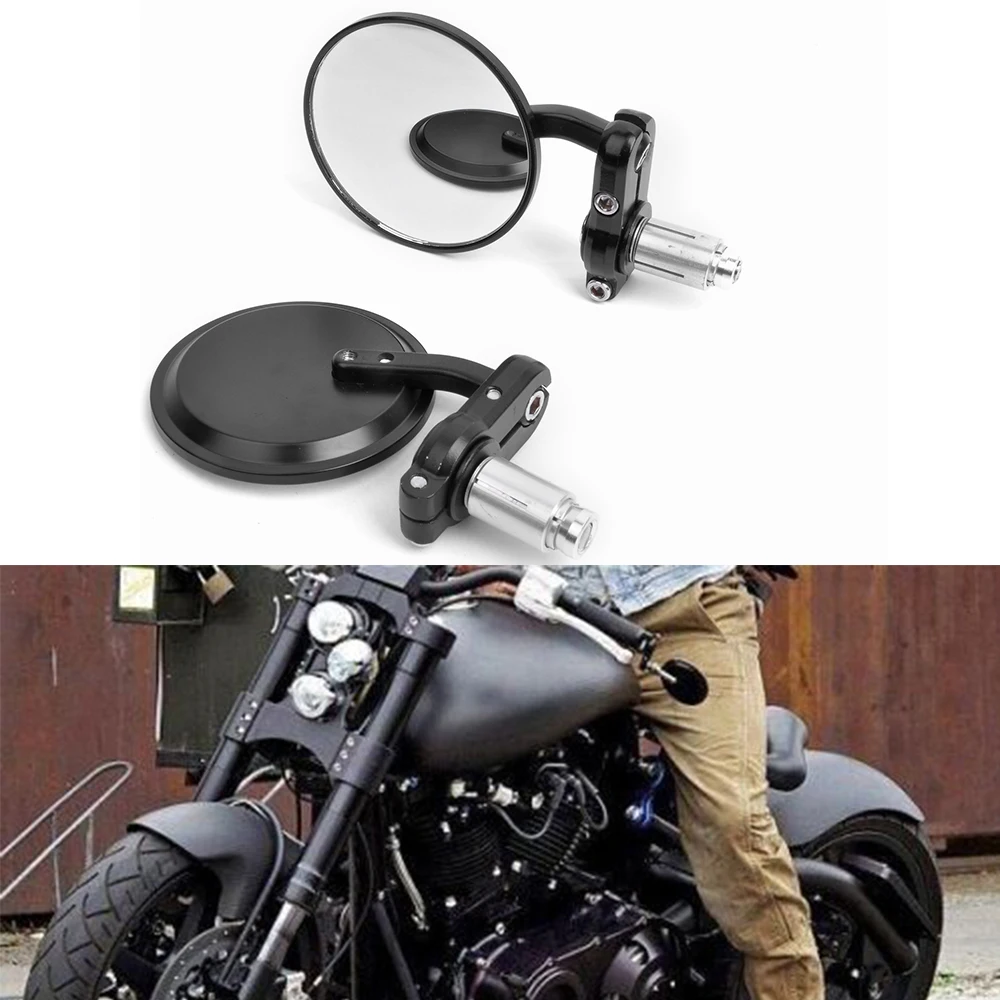 Universal modified retro folding Motor Bike Motorcycle Mirror review handle bar mirrors for honda suzuki yamaha