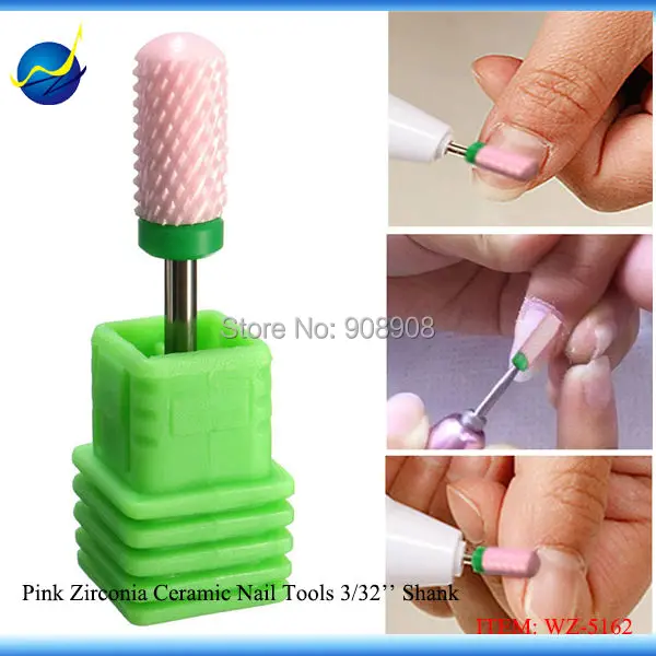 

HOT Selling Barrel Ball Pink Ceramic Foot Calluses Bit Nail Drill Bit Sawdust-artificial Nail Art Salon Manicure Pedicure Tools