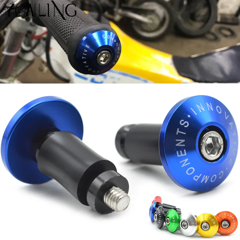 

7/8''22 mm CNC motorcycle handlebar cap motocross handle bar grips ends for suzuki ducati honda cbr 250rr cb600f cbf600 vfr800